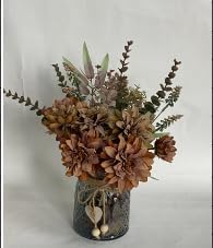 Leftover Faux Flowers in Vase,Table Centerpieces for Dining Room,Flower Centerpieces for Tables,Artificial Flowers,Kitchen Decor,Coffee Table Decor