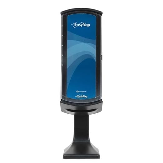 Dixie Ultra Tower Interfold Napkin Dispenser by GP PRO (Georgia-Pacific), Black, 54550A, Holds 1,000 Napkins, 8.800" L x 9.300" W x 27.600" H