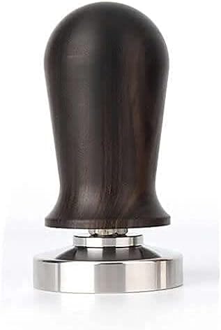 Calibrated Tamper Pressure 58Mm /, Wooden + 304 Stainless Steel Powder Press for Coffee and Espresso Powder Hammer,58mm