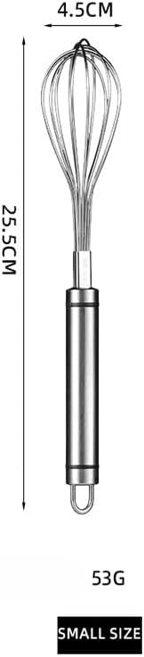 304 Stainless Steel Whisk Hand Whisk Is Suitable For Stirring And Whisking Stainless Steel Whisk For Blending, Whisking, Beating And Stirring Balloon Wire Whisk (trumpet)