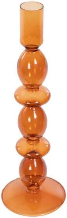 Saffron Candle Holder Stem – by Alice Lane Home Collection – Elegant Saffron Candle Holders – for Holidays, Special Occasions, and Home Decor