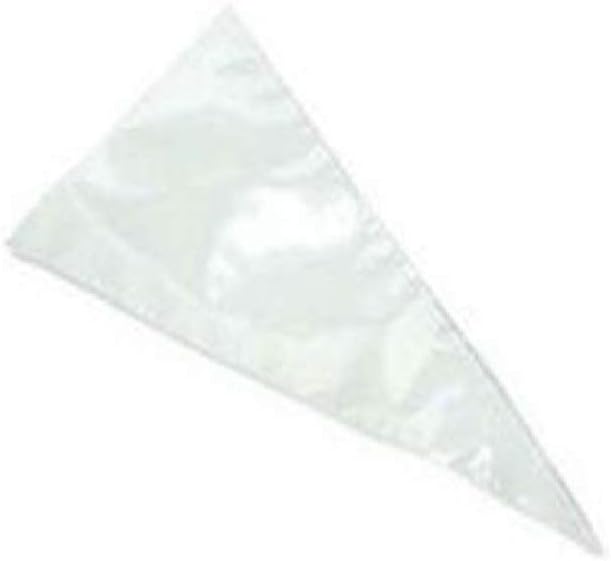 Ateco Soft Disposable Decorating Bags, 12-Inch, Pack of 10, Made in USA, Clear
