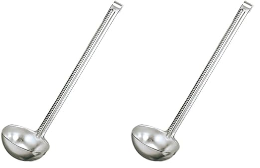 American Metalcraft 6 Oz. 1-Piece Ladle, Stainless Steel (L1106) (76275) (Pack of 2)