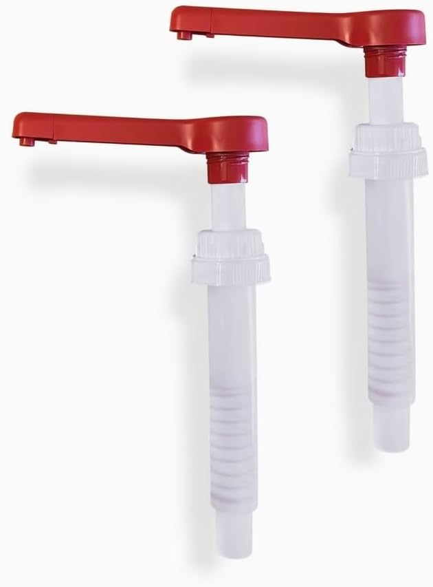 Sauce Pump Dispenser. Fontana Sauce. Coffee Beverage Syrup (63 oz Bottle) Dispensing Pump Set of 2. Fits Torani and Davinci Sauce Bottle