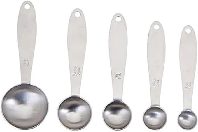 Farberware 5203589 Professional Stainless Steel Measuring Spoons, Set of 5