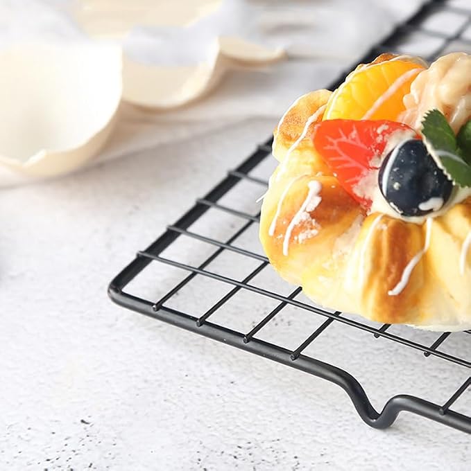 Cooling Rack (2 Pack), 16 * 10 Inches Stainless Steel Wire Cooling Racks for Cooking, Roasting, Drying, Grilling and Baking, Cookie Rack Fits Jelly Roll Sheet Pan, Dishwasher Safe