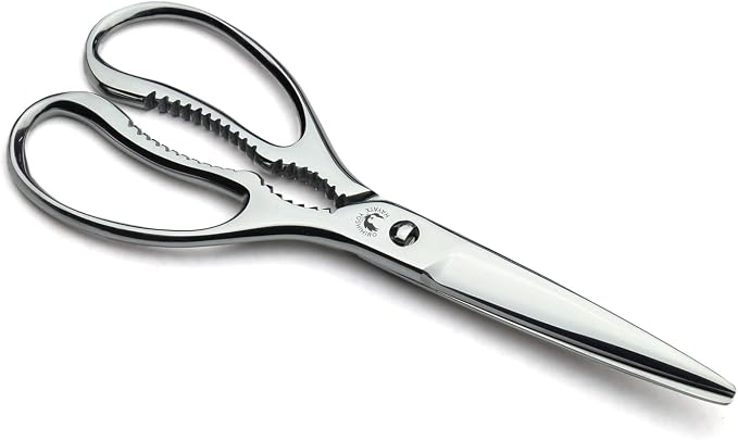 Yoshihiro All Stainless Steel Pull-Apart Japanese Kitchen Shears/Scissors 8.25 Inch (210mm) - Made in Japan