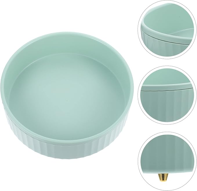 Rotating Shelf Bathroom Storage Tray Cabinet Storage Shelf Condiment Storage Rack Easoning Turntable Rack Food Serving Tray Round Tray Rotating Tray Lipstick to Rotate Desktop Pp