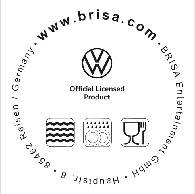 BRISA VW Collection - Volkswagen Espresso Cups Coffee-Tea-Cappuccino Set in Beetle Design (Beetle Front/100ml/3.4 fl oz) (Set of 4 (red, blue, green, yellow)