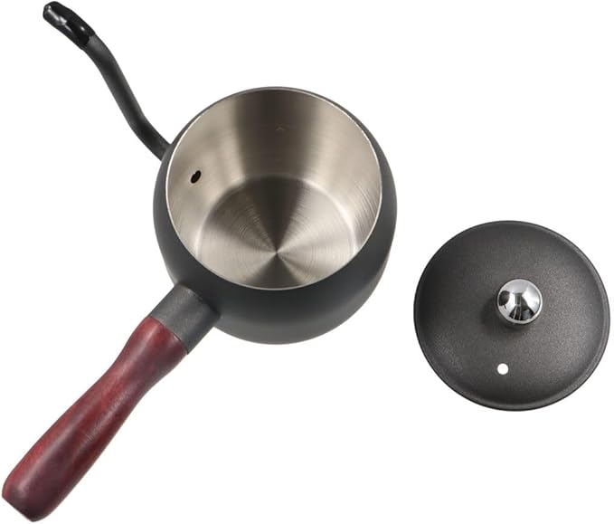 Pour Over Coffee Maker Tea Kettle Stovetop,7.48 x 2.56 x 4.33in,Japanese Style Coffee Kettle withHandle Coffee Tea Pot for Hand Brew Drip Coffee