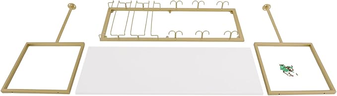 Industrial Wall Mounted Wine Rack with Glass Holder Shelf, Metal Ceiling Hanging Stemware Rack, Floating Storage Shelf for Bar Cafe Kitchen Restaurant