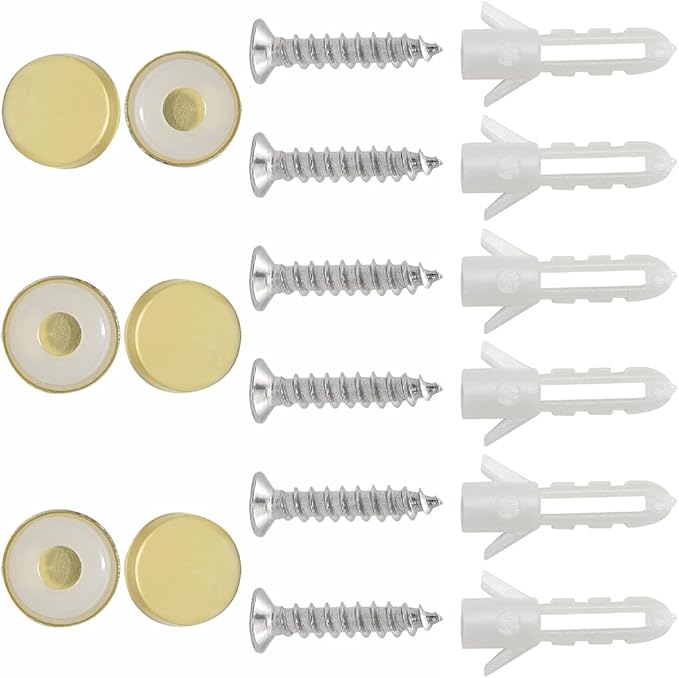 35.5cm Wine Glass Rack - Under Cabinet Stemware Wine Glass Holder Glasses Storage Hanger Stainless Steel Organizer for Bar Kitchen, Gold Finish (1 Rows, 2 Pack)