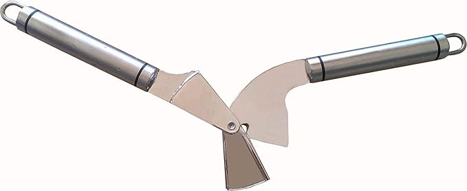 Best Garlic Press With Cleaning Brush - Solid 18/10 Stainless Steel Garlic Crusher Mincer Ginger Tools