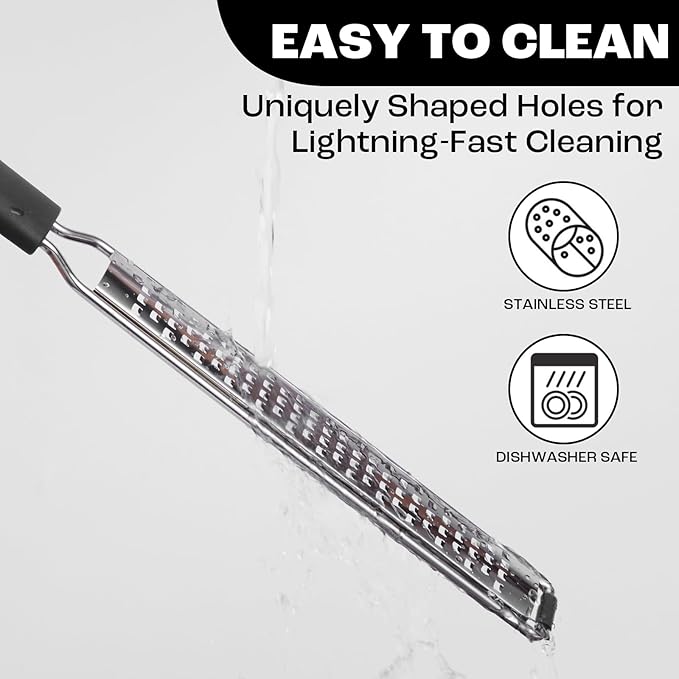 Zester Grater with Protective Cover – Fine Stainless Steel Lemon Zester cheese shredder for Kitchen, Ideal for parmesan, Garlic, Nutmeg, Chocolate, Fruits, Vegetables – Black
