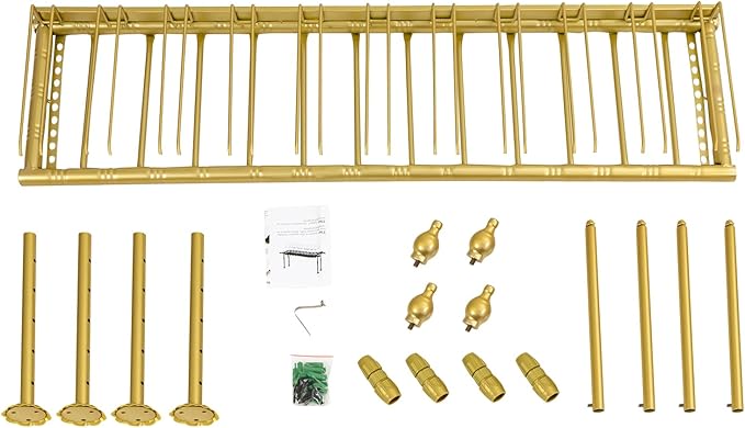 Hanging Wine Rack 47" Wall Mounted Wine Glass Rack Ceiling Adjustable Hanging Bar Glass Holder Shelves for Kitchen Bar Restaurants Industrial Iron Storage Shelf