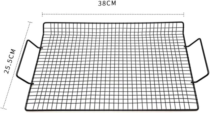 BESPORTBLE Stainless Steel Cooling Rack Baking Rack Barbecue Wire Mesh Baking Steaming Rack for BBQ Charcoal Cooking Grate