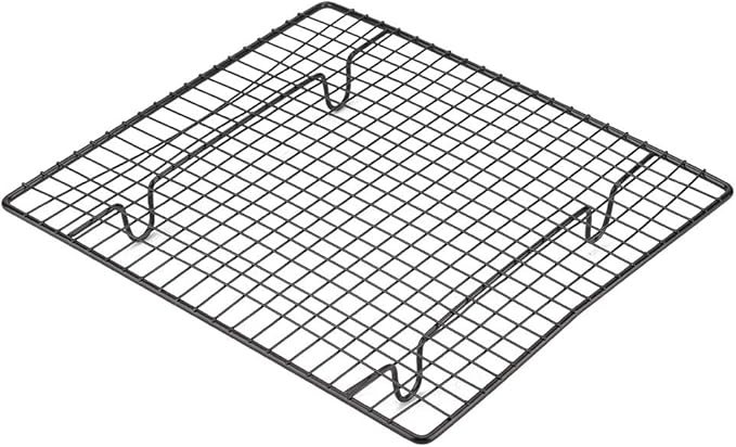 Stainless Steel Rack for Baking, Grilling, and Cooling, Ideal for Cookies, Breads, and Cakes, Fit for Jelly Roll Pans, Oven, 10 x 9
