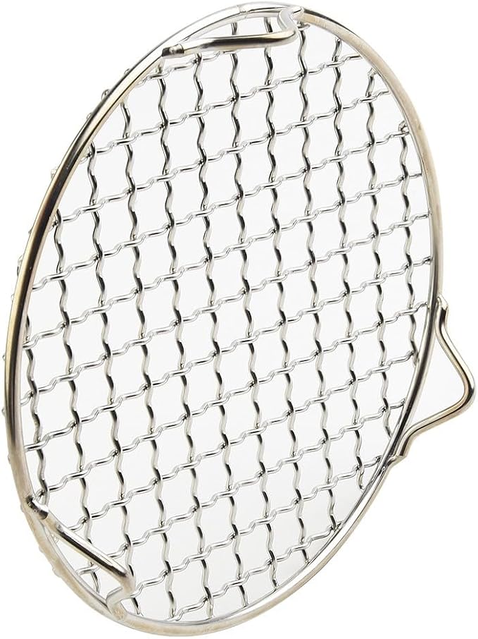 Round Cooling Rack, 201 Stainless Steel Wire, Stable 3-Leg Design for Baking, Grilling, and Food Drying in Kitchen(165mm)