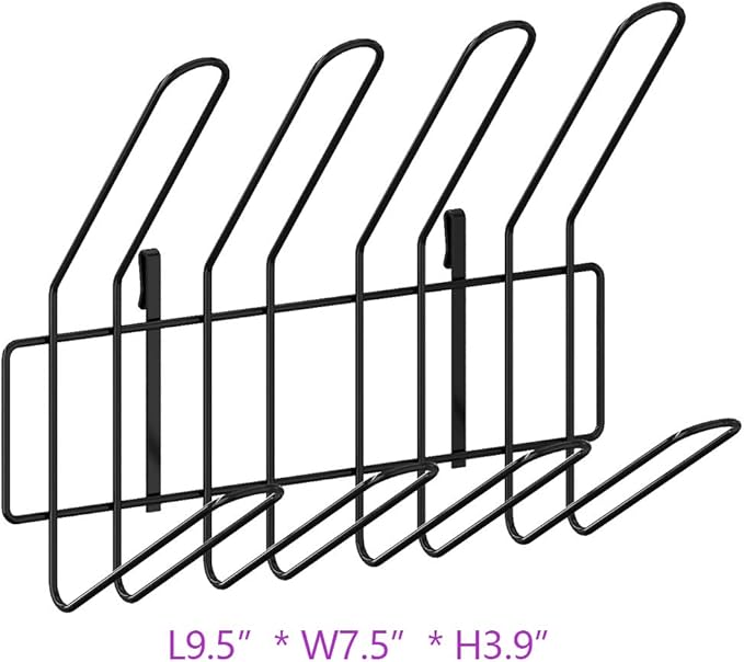 PUSDON Over Sink Dish Drying Rack Parts - Cup/Glass Holder (Black)