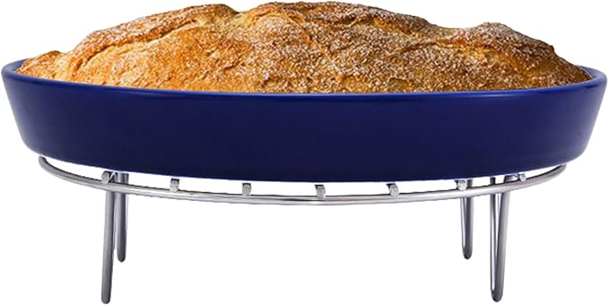Round Cooking Rack, Round Wire Rack Baking Steaming Roasting Rack Set Stainless Steel, Nonstick Wire Grids Rack For BBQ Grilling Roasting Steaming Baking Drying