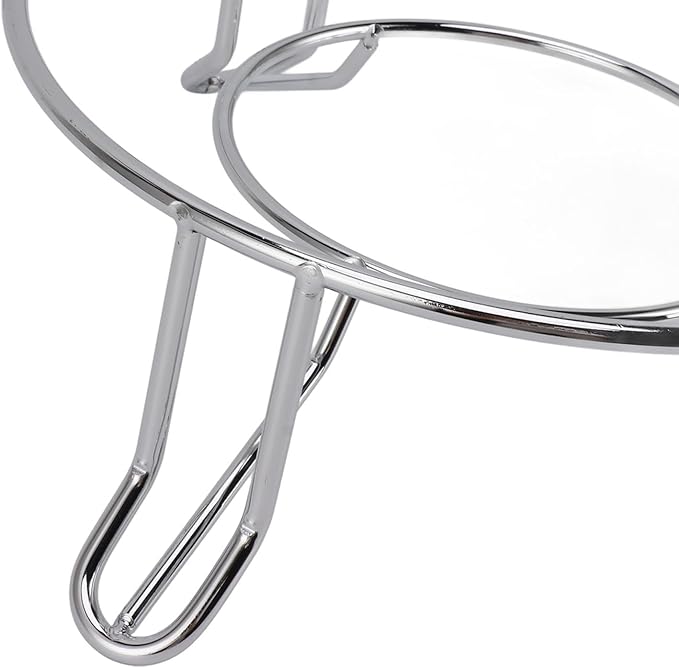 Round Steamer Rack Versatile Bread Cooling, Metal Trivets Stainless Steel Pot Holders Steamer Pan Wire Rack for Baking Canning Cooking