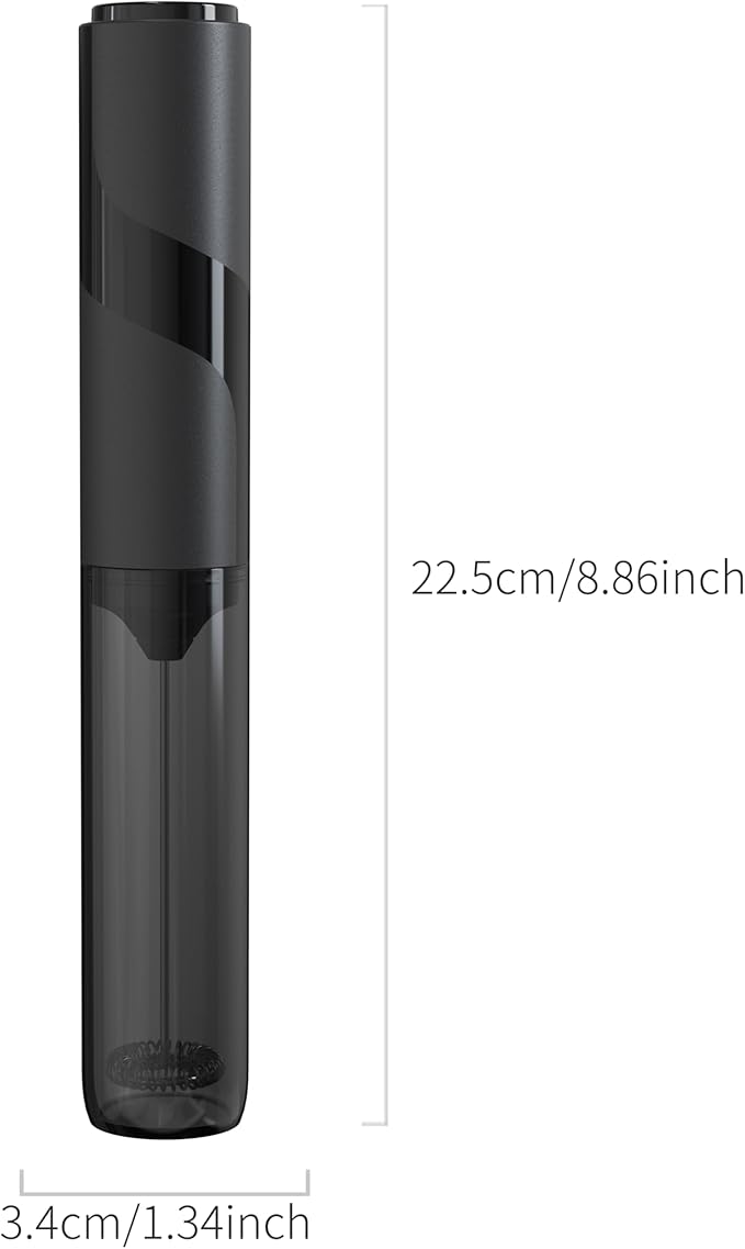 Portable Milk Frother Handheld - Travel Coffee Frother Handheld - Coffee Mixer Wand - Coffee Stirrers Electric - Electric Whisk Frother For Protein Powder - Battery Operated Drink Mixer Wand