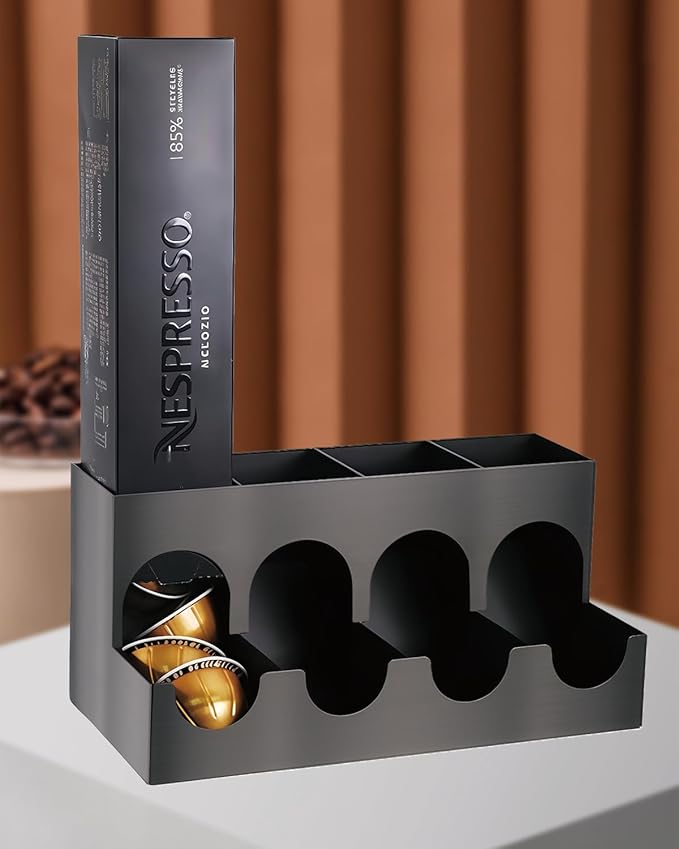 Nespresso Vertuo Pod Dispenser,Nespresso Pods Holder, Dispenses 4 Coffee Flavors (40 Vertuo Capsules),Nespresso Vertuo Pod Holder, Nespresso Pod Holder for Coffee Capsules(Holder only)