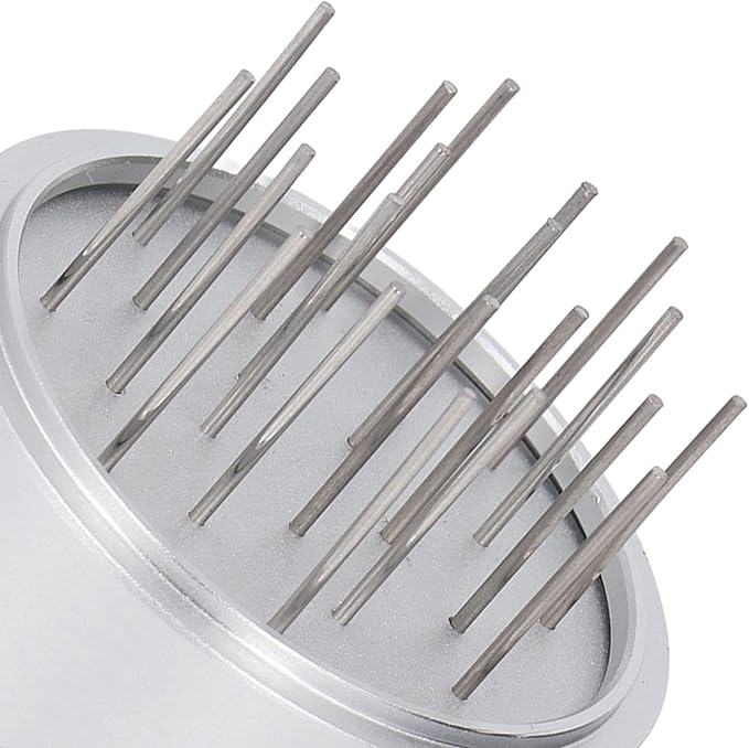 Sanpyl Espresso Distribution Tool, 51mm/53mm/58mm Optional Needle Coffee Distributor with Base, Effective Dispersion, Stainless Steel Hand Coffee Stirrer (6.3-7.9oz)