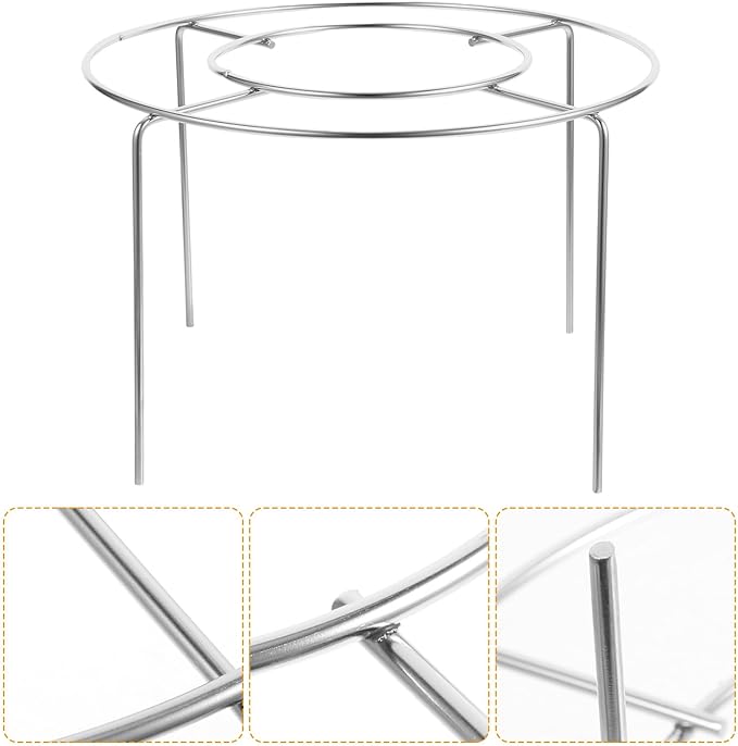 Stainless Steel Cake Cooling Rack 12-16 Inch Large Baking Wire Rack Upside down Chiffon Cake Holder Sturdy Kitchen Baking Tool