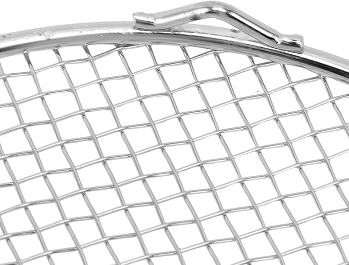 304 Stainless Steel Cooling Rack Heavy Duty for Baking Grilling Roasting At Home Kitchen 1 Unit (Small Round 16CM)