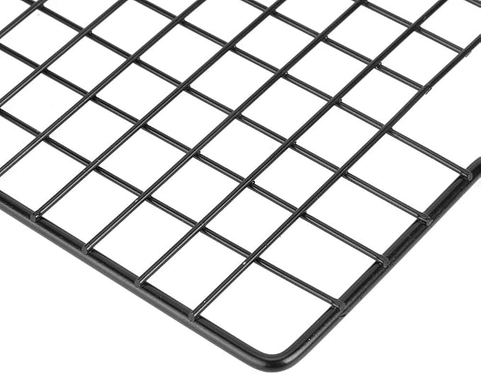 Stainless Steel Cooling Rack, Nonstick Grill Grid Baking Net for Barbecue Cookies Cakes,15.9x10x0.8in