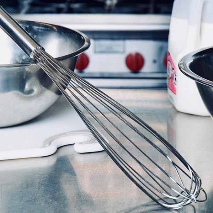 Betolla 22-Inch Stainless Steel French Wire Whisk – Handheld Wire Whip for Blending, Whisking, Beating, Stirring & Mixing