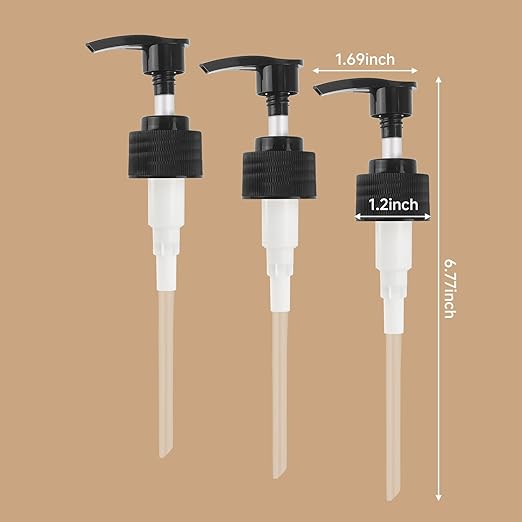 Syrup Pump for Javy Coffee Concentrate 6fl, Syrup Dispenser Pump for Cold Brew Coffee, No Drip Pouring, Replace Measuring Spoon for Consistent Dispensing (3Pcs)