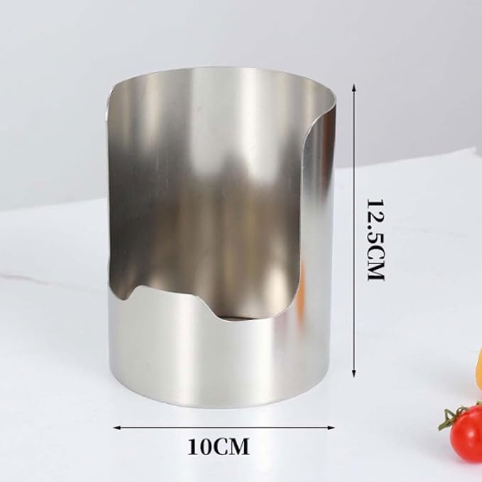 Multi-functional Kitchen Utensil Holder, Stainless Steel Cooking Utensil Holder for Countertop, Space-Saving Vertical Spoon Spatula Organizer for Pot Lids, Ladles, Spatulas & Cutting Boards (3Pcs)