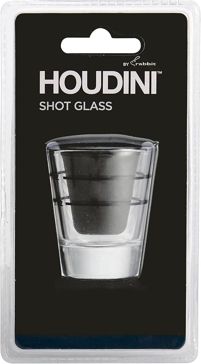 Houdini Classic Shot Glass, Includes 1oz and 1.5oz Measurement Marks