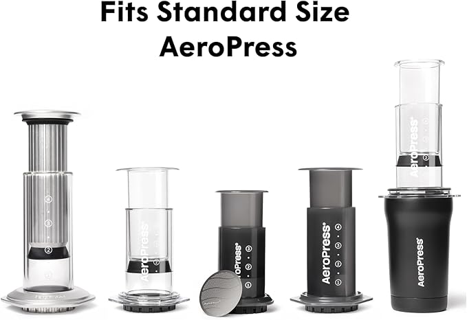 AeroPress Stainless Steel Reusable Filter - Metal Coffee Filter for AeroPress Standard Coffee Makers, 1 Pack, 1 Filter