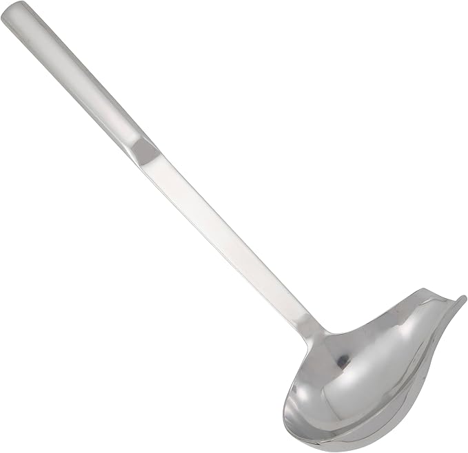 Winco Heavy-Duty Deep Ladle with Hollow Handle, 2 Ounce