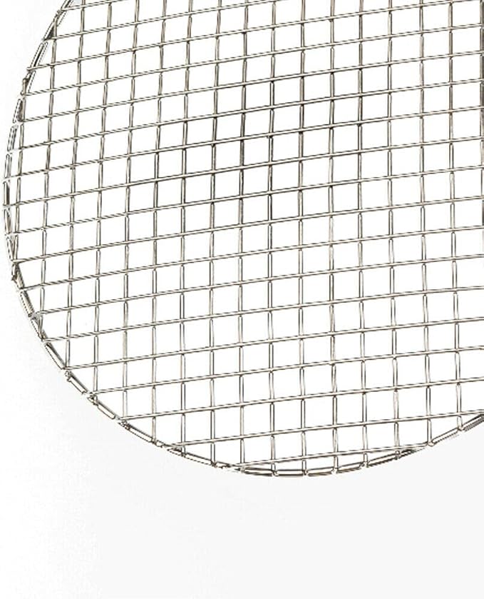 Thickened Round Barbecue Net, Multi-Purpose Stainless Steel Cross Wire Round Steaming Cooling Barbecue Racks/Grills/Pan Grate/Carbon Baking Net