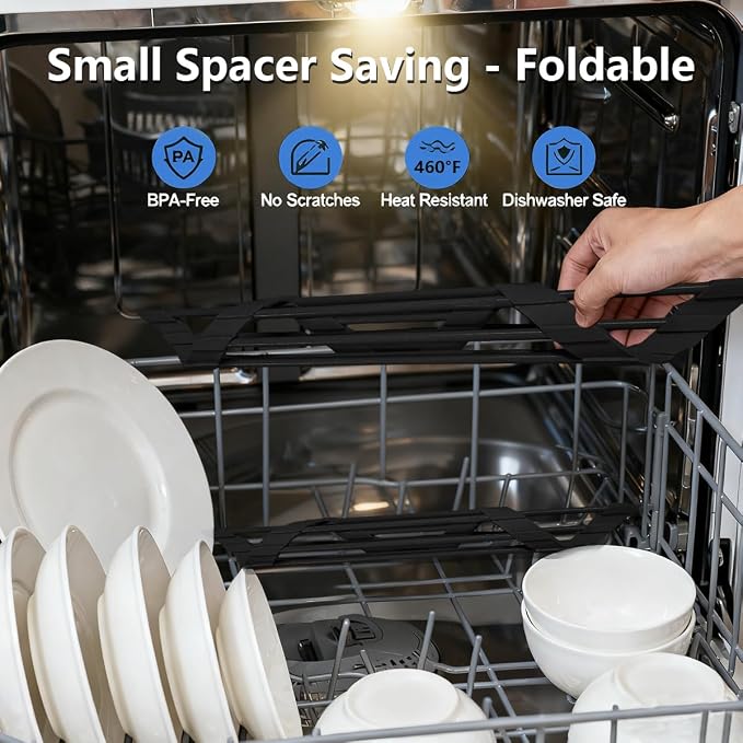 Credon Triangle Roll Up Dish Drying Rack Over The Sink, Triangular Sink Rack, Sink Corner Foldable Silicone Coated Stainless, Anti-Slip Organizer for Kitchen, Heat-Resistant, Non-Slip (Black)