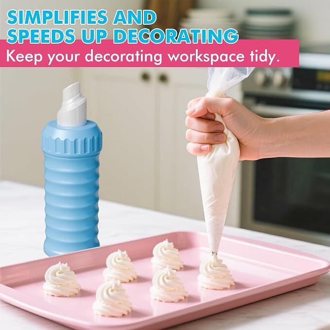Piping Bag Dispenser - Piping Bag Organizer, Fit 8" - 16" Piping Bags, Simplify Your Decorating Work