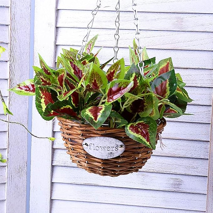 CATTREE Artificial Shrubs, Plastic Plants Heart Grass Fake Green Bushes Greenery Leaves Wedding Indoor Outdoor Home Garden Verandah Office Table Centerpieces Arrangements Decoration 4 pcs