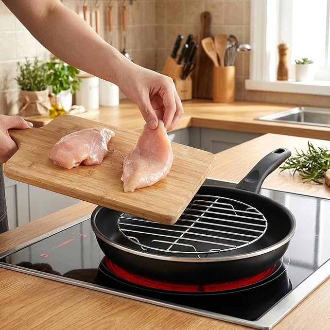 Steaming Rack 6.77'' Stainless Steel Steamer Rack Pot Accessories for Roasting Cooking Cooling and Steaming in Kitchen and Outdoors Fits 3/6 Qt Pressure Cooker Dutch Oven Air Fryer