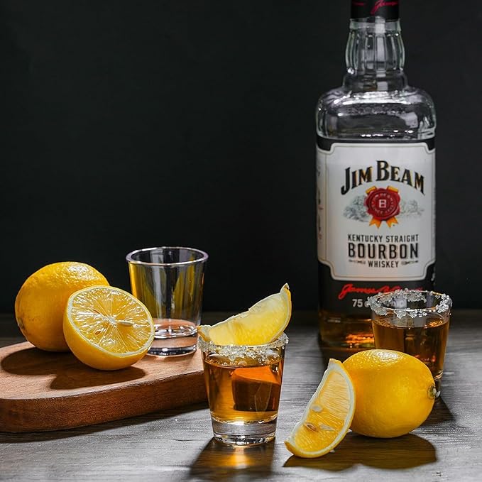 BCnmviku 1.5 oz Shot Glasses Sets with Heavy Base, Clear Shot Glass (2 Pack)