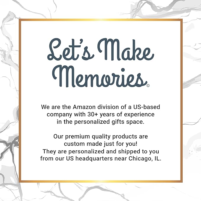 Let's Make Memories Personalized Made With Love Stoneware Utensil Holder - For Mothers Day - For Mom Grandma Wife Mother in Law - Cookware - For Her - Utensil Holder - Navy