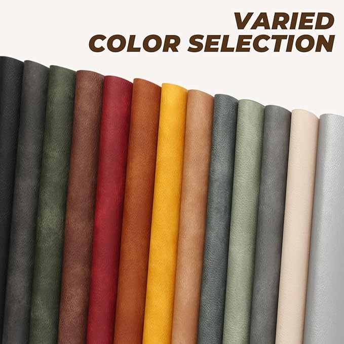 UnivoColors Placemats,Heat Resistant Placemats Set of 8 Washable 12x17 Inch,Waterproof Table Mats,Wipeable Pu Place Mats for Kitchen,Dining Room.Olive Green.