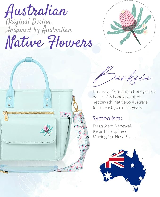 GLORIEROO Deluxe Insulated Lunch Box Bag Women - Leakproof Waterproof Cooler with Multi Pockets Removable Strap for Work Picnic - Teacher Mothers Day Christmas Birthday Gifts