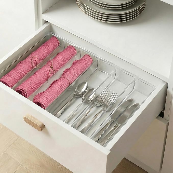 AHHFSMEI Faux Linen Placemats Set of 6 Heat Resistant Non-Slip Stain Proof Table Mats for Kitchen Dining Elegant Decor Place Mats (Pink)