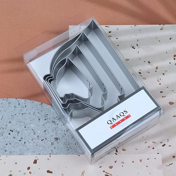 Teacup Cookie Cutter Set - 5", 4", 3", 2" - 4 Piece - Stainless Steel