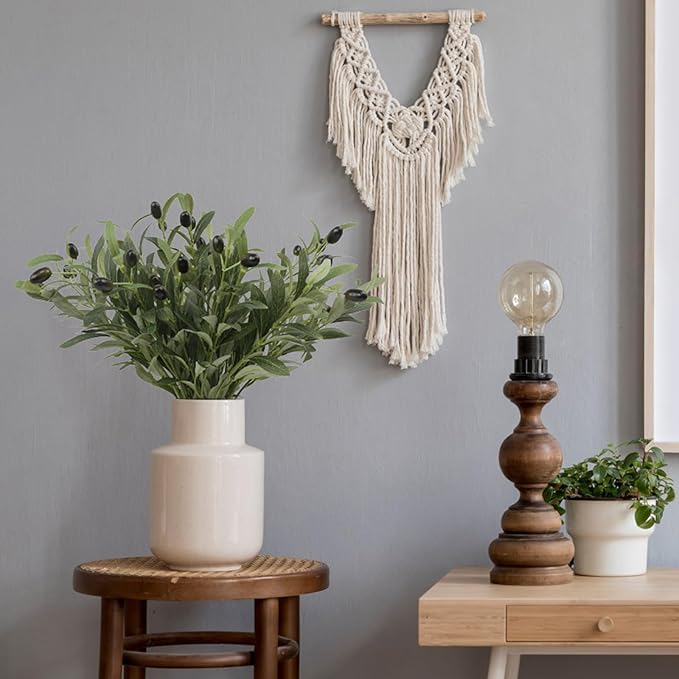 Leftover 12PCS 18Inch Faux Olive Branches for Vase,Artificia Tree Branches,Fake Plants,Greenery Stems,Eucalyptus Stems,Green Leaves for Centerpieces Decoration,Home Decor,Coffee Table Decor