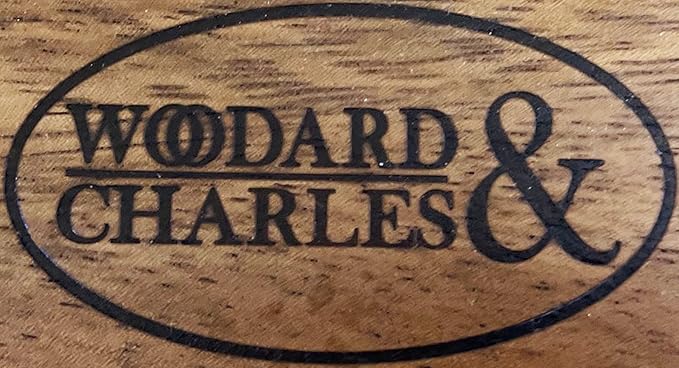 Woodard & Charles Set of 4 Acacia Wood Pinched Tray for Charcutreie, Sushi, Dessert, Sandwiches and More, 9.5" x 6" x 0.75"